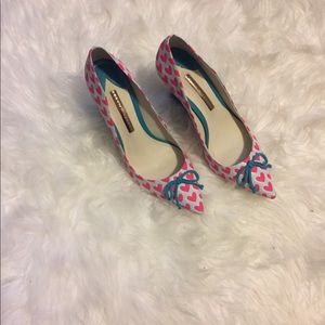 Sophia Webster Heart Print Wedges